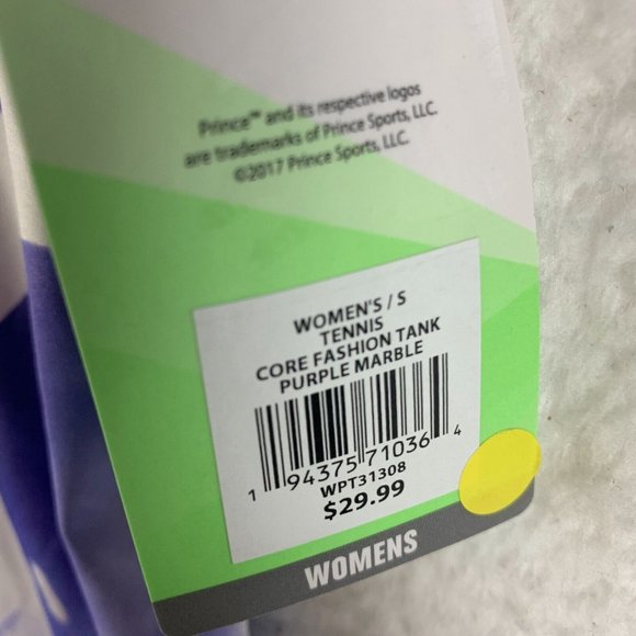 Prince Tank Women's‎ Small Purple Tennis Core Fashion Racerback Pickleball 7399 - Picture 4 of 8